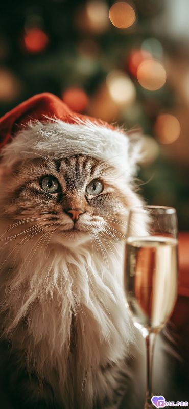 Новогодний кот