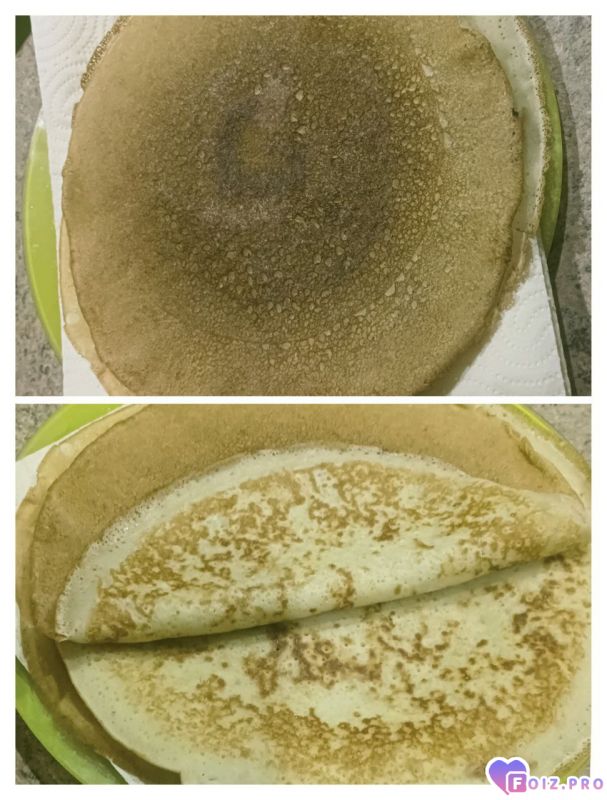 Вот и блинчики с пылу жару