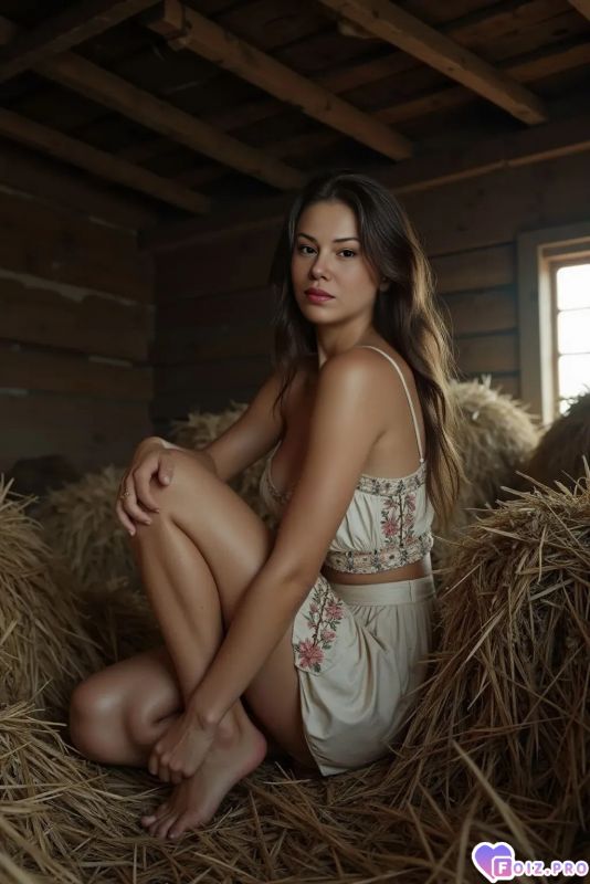 на сеновале