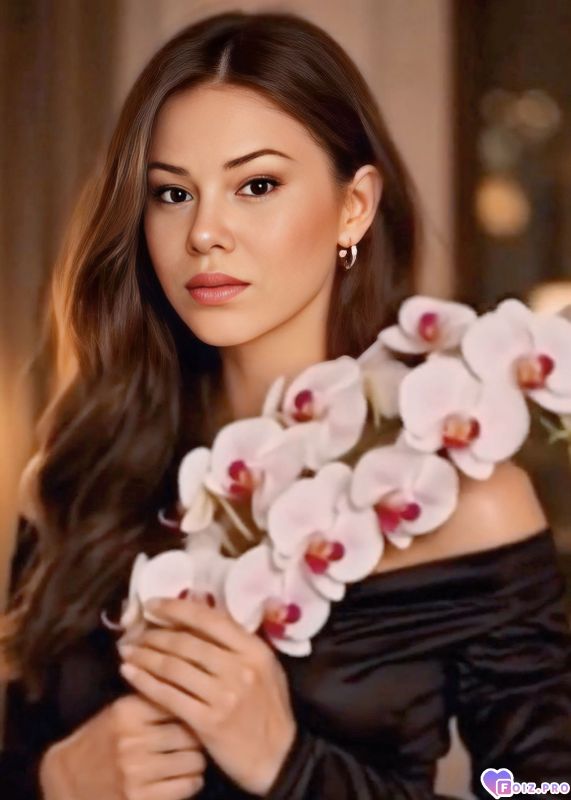 гламур с букетом