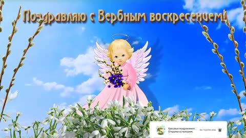 ВЕРБНОЕ_ВОСКРЕСЕНЬЕ_Красивое_поздравление_Видео_открытка