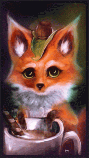 Лисичка и кофе