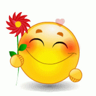 Анимация дарю цветочек