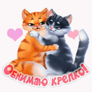 Обнимаю крепко
