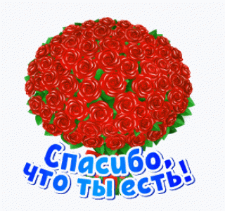 Спасибо что ты есть