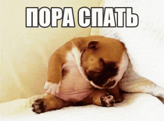 спать пора