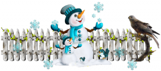 Снеговики разделитель