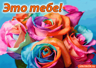 Это тебе разноцв розы