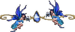 Мерцающий разделитель синий