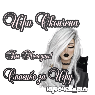 игра окончена