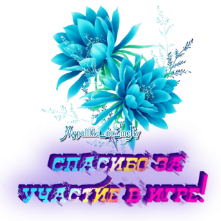 Спасибо за участие в игре