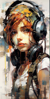 В наушниках 2