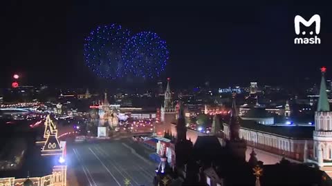 Салют в честь дня победы