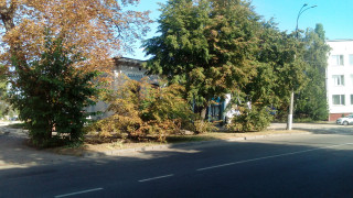 26 сентября 2023 года Вид на бывший планетарий издалека