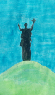 Пагорб_слави_Мати_Батьківщино_Черкаси_Акварель_Михайло_Фенот_2_червня_2024_року