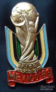 знак-fifa-чемпионат мира по футболу-mexico-1986