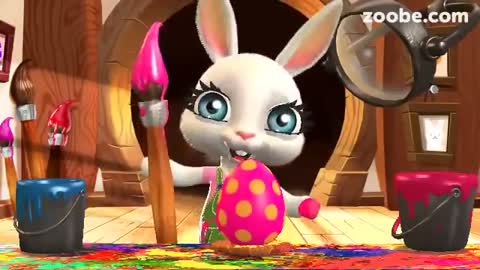 ПАСХА__Музыкальная_видео_открытка_поздравление_с_пасхой_ПАСХА_2018_мультик_Зайк