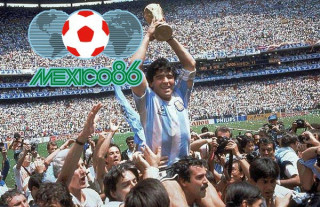 Успех_Марадоны_и_его_команды_Аргентины_Мексика86