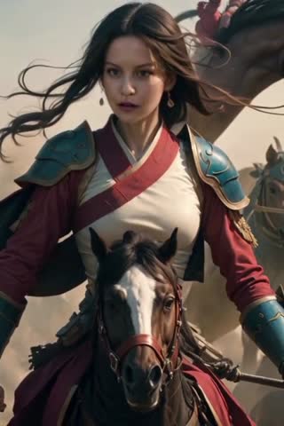 Аниме девушка воин