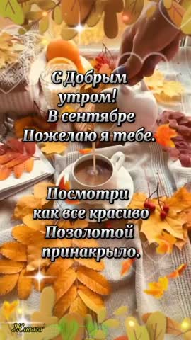 Доброе утро
