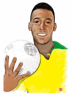 Молодой король футбола Пеле