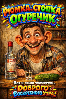 -Рюмка-Огуречик-